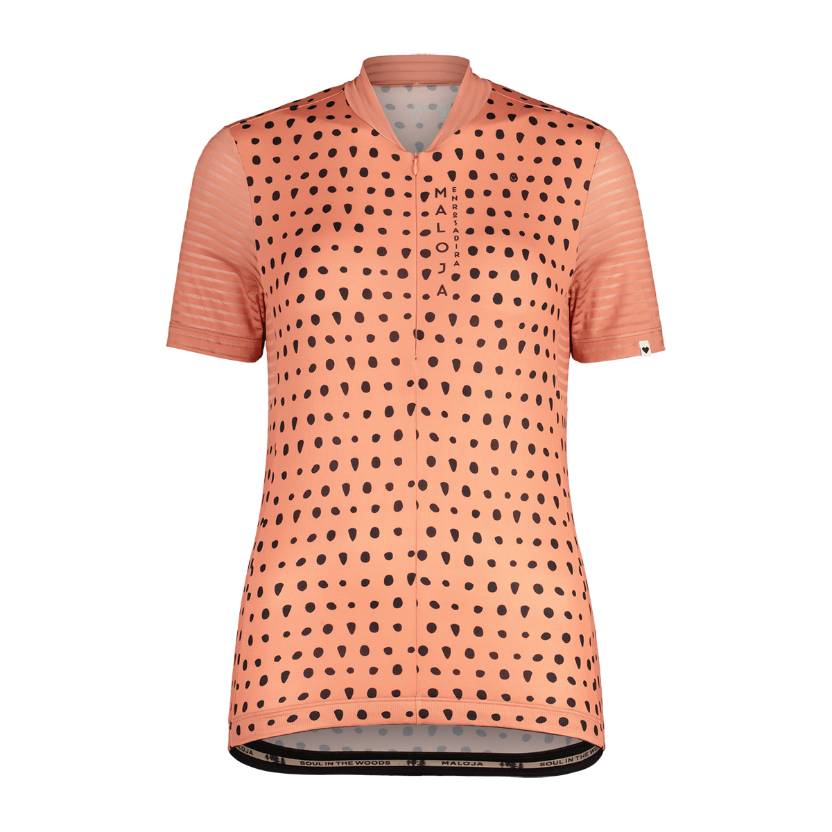 Tricou Maloja TrentinoM. 1/2 Cycle Jersey rosewood, masura S